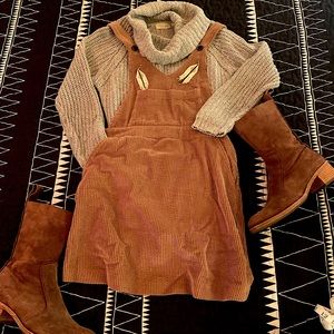 Frank & Oak corduroy overall dress